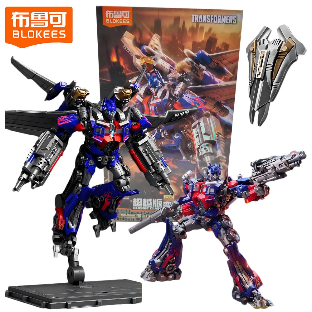 

New Genuine BLOKEES Classic Class Transformers Action Figures Jet Wing Optimus Prime Collectible Toys Desk Decor Birthday Gifts