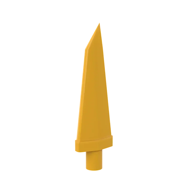 20 peças moc 64727 arma espada 3.5l diy blocos de construção flexíveis com extremidade da barra empilhamento tijolos brinquedos educativos para crianças