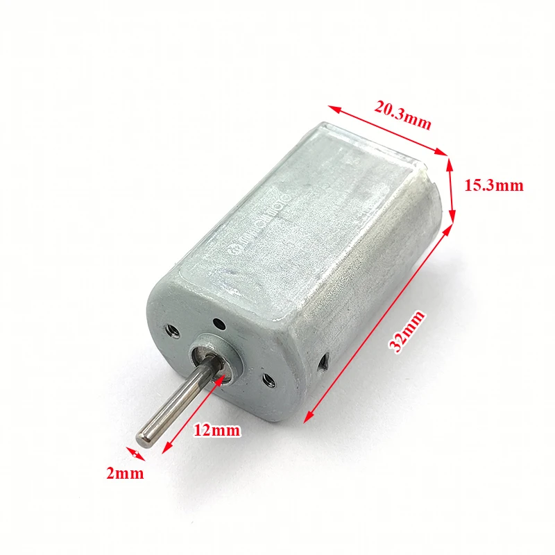 Mabuchi FF-180SV-3050 Mini 180 High Speed Motor 14500RPM DC 2.4V 3V 3.7V 4.2V Micro 20mm for DIY Electric Shaver Toothbrush