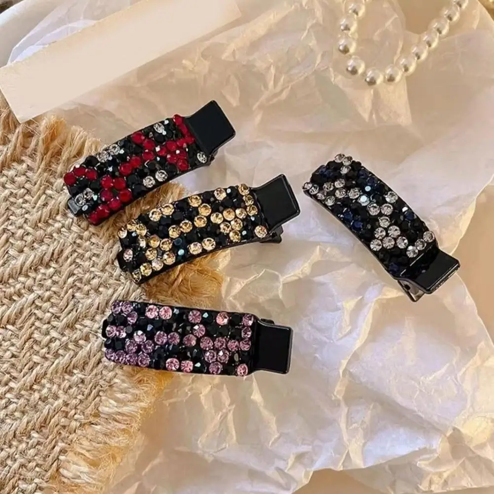 

Exquisite Retro Hairpin For Women Colorful Rhinestone Hair Clip Comfortable Stable Fashion Hair Clip Hair Accessories