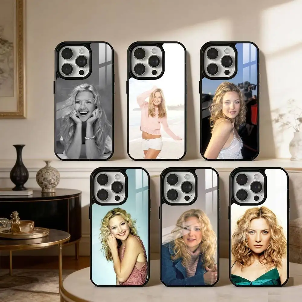 

K-Kate H-Hudson Phone Case For iPhone17,16,15,14,13 Plus,Pro Max Magnetic For Magsafe Wireless Charging
