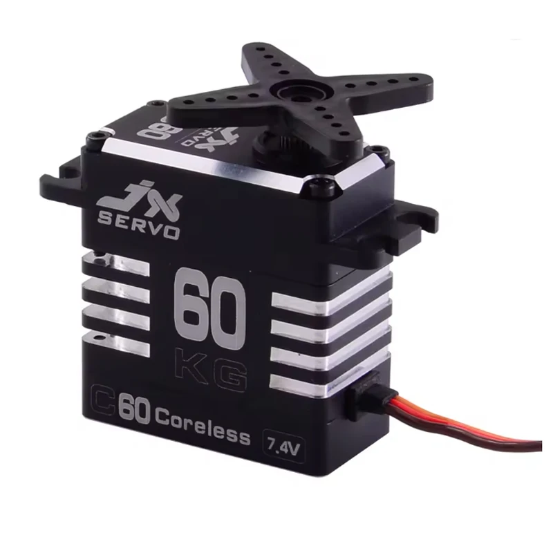JX B60 C60 Servo de Motor sin escobillas de Metal completo RC 8,4 V 60KG Servo Digital de alto par para modelo de coche RC avión brazo robótico sobre orugas