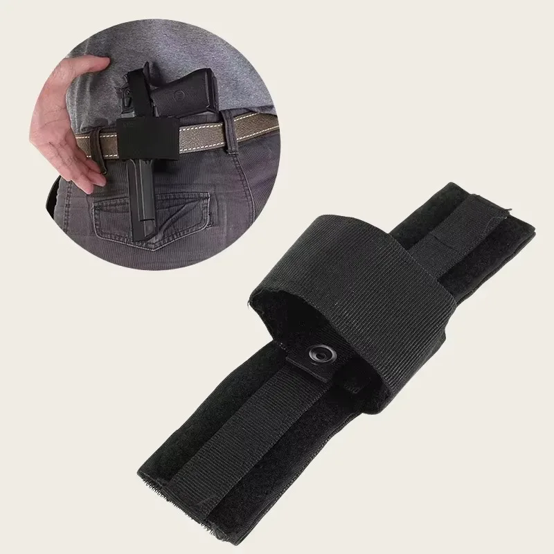 

Outdoor Concealed Carry Waist Gun Holder Lightweight Compact Double-Ended EDC Pouch Modular Universal Handgun Holster