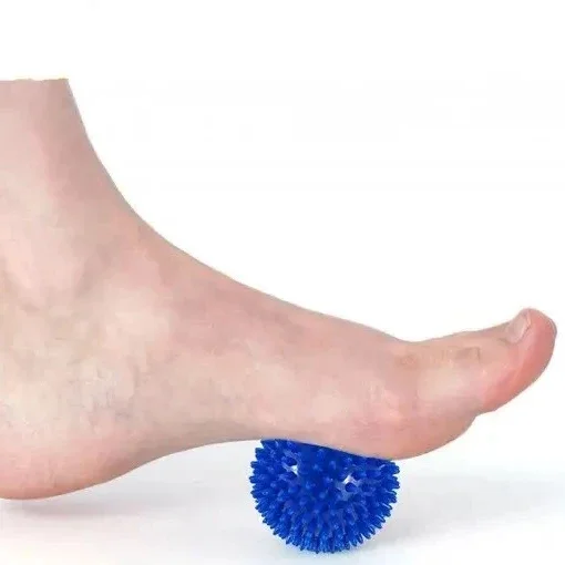 

Высококачественный эластичный массажный шипованный мяч для йоги, фитнеса и физического расслабления спины, стоп и ног, водонепроницаемый