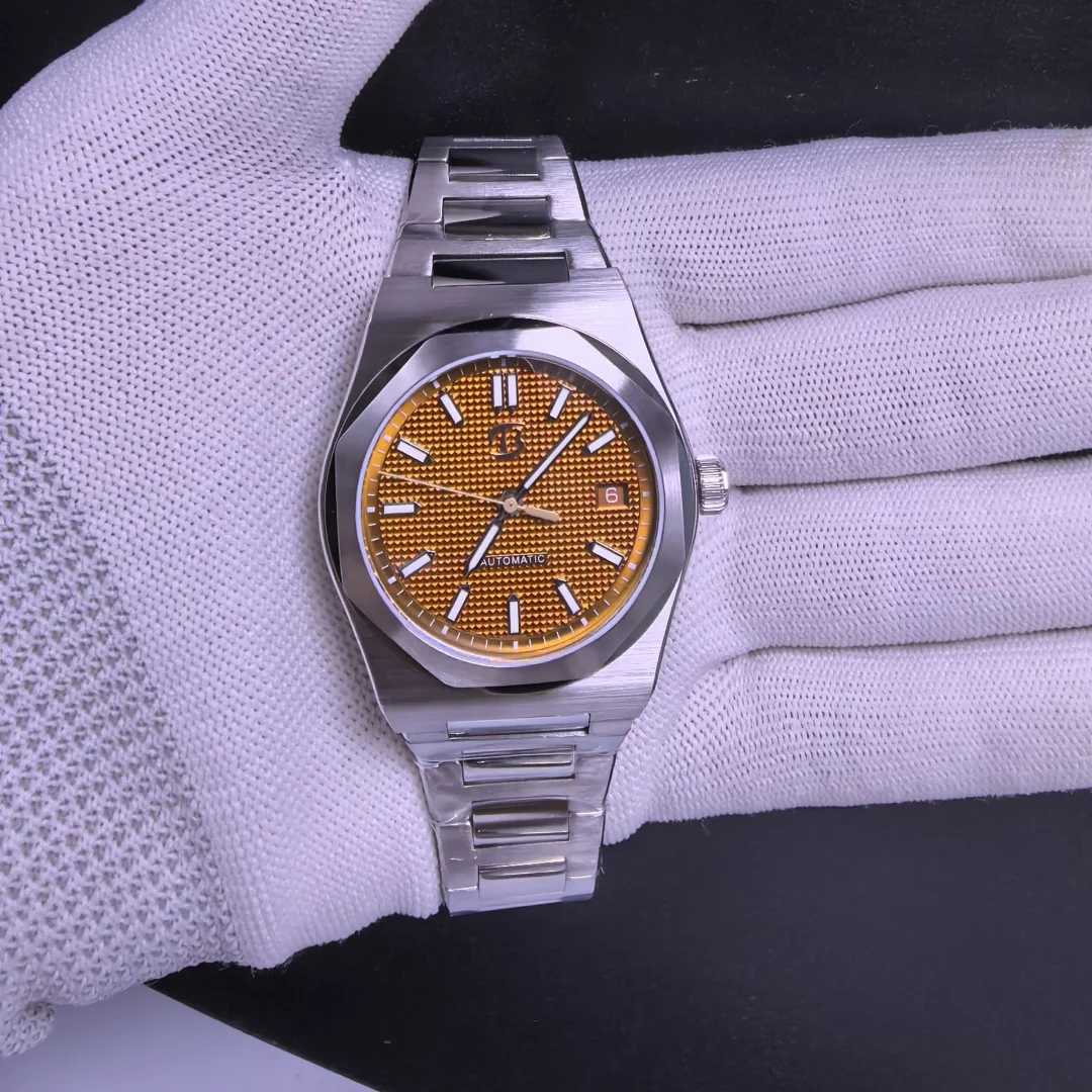 Bettimer 2025 New Men Automatic Mechanical Watch PT5000 38.5mm Sapphire Glass Stainless Steel BWG-9 Luminous Relogios Masculino