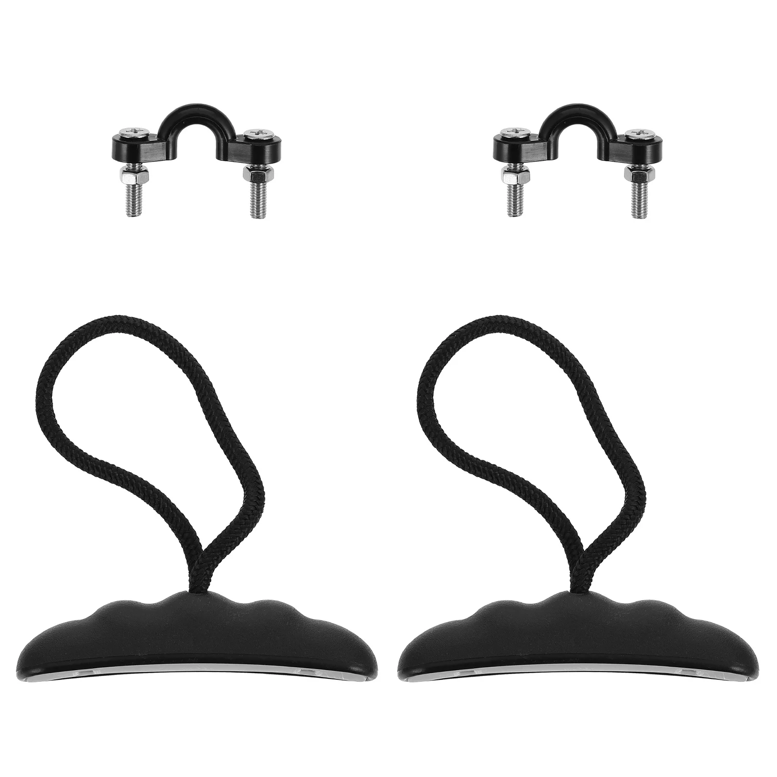 

2Sets Kayak Drain Plug Kits All Purpose Kayak Accessories for Marine Boats Comfortable Pull Canoe Handle with Design