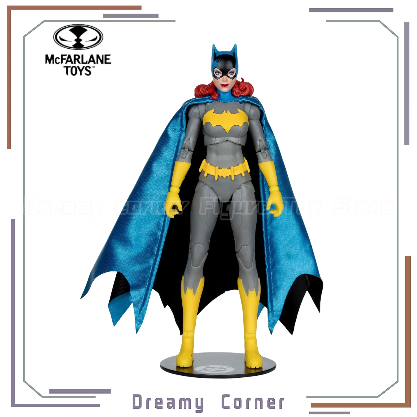 【En stock】Figura de acción original McFarlane Toys BATGIRL CLASSIC 1/10, modelo de juguete de colección