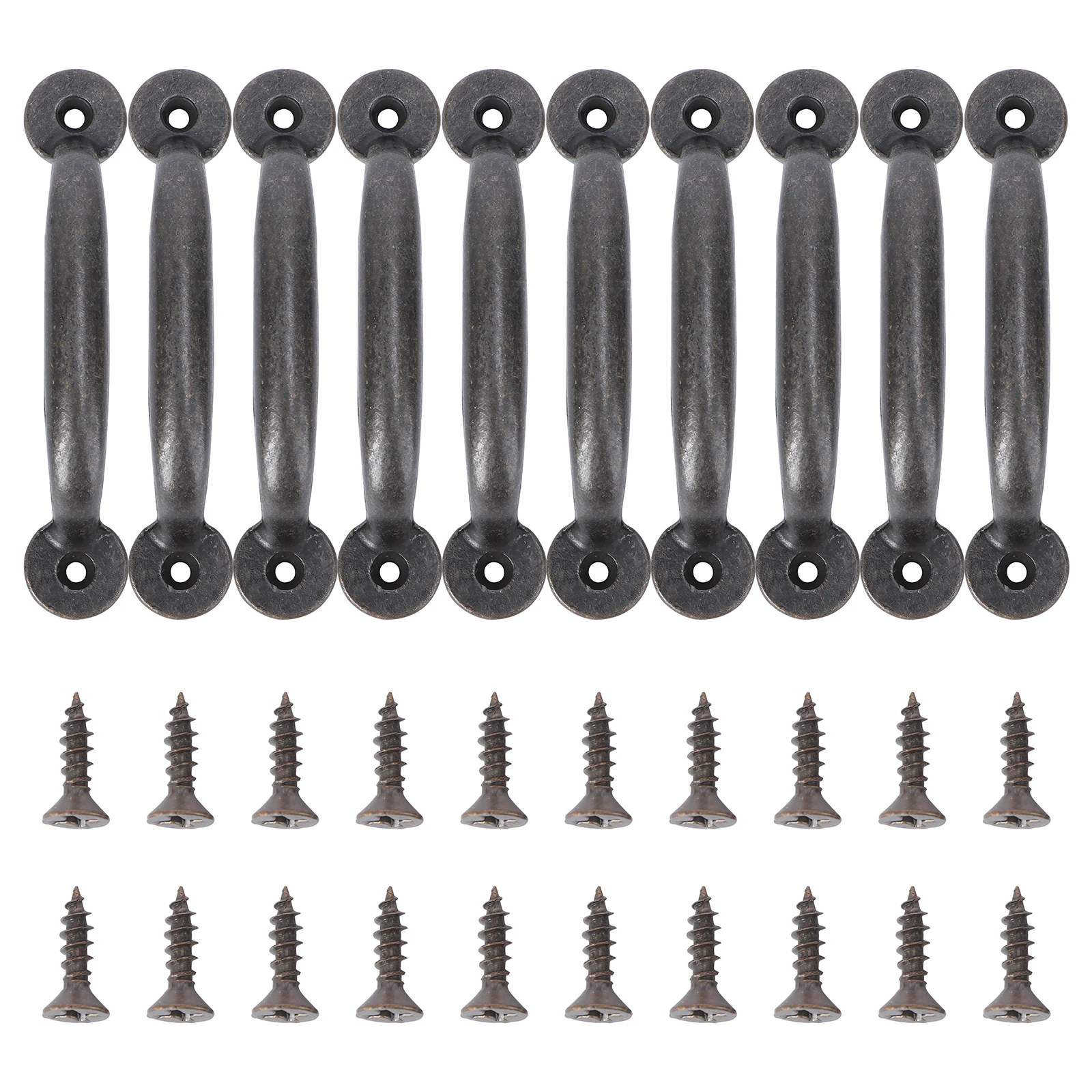 

10pc Zinc Alloy Cabinet Knobs Door Handles Drawer Pulls Furniture Hardware Durable Cabinet Accessories