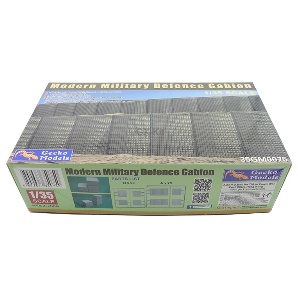 

Gecko 35GM0075 1/35, современная военная защита, Gabion, песчаные замки, сценарий, миниатюры, строительные хобби, ремесло, игрушка, сборная модель, комплект