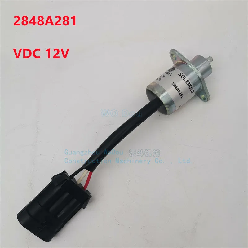 

Запорный клапан топлива 12 В для Perkins Series 700, 2848A281 287