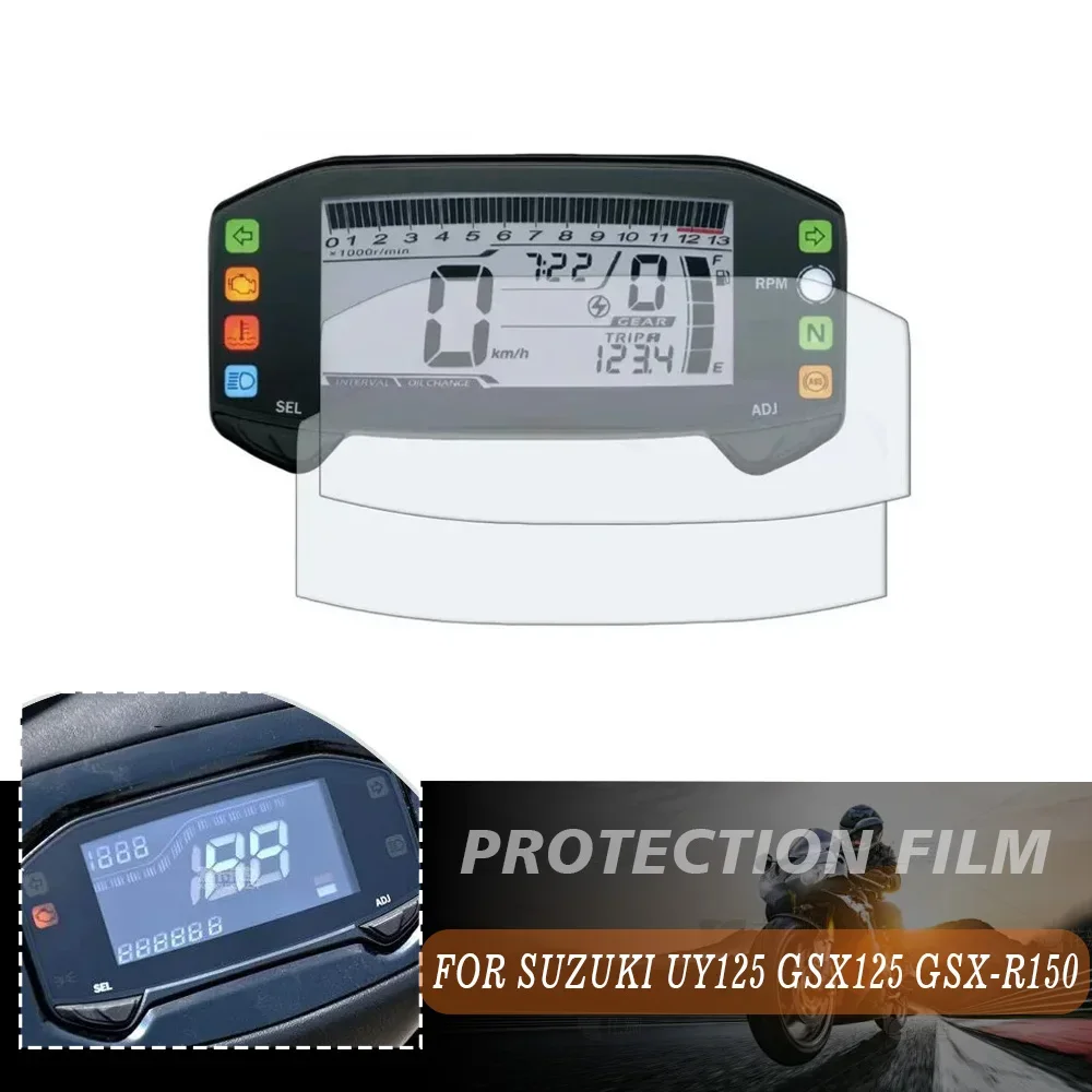 

GIXXER155 For Suzuki UY125 GSX125 UY GSX 125 R150 GSX-R150 GSXR 150 GIXXER 155 Cluster Scratch Screen Protection Instrument Film