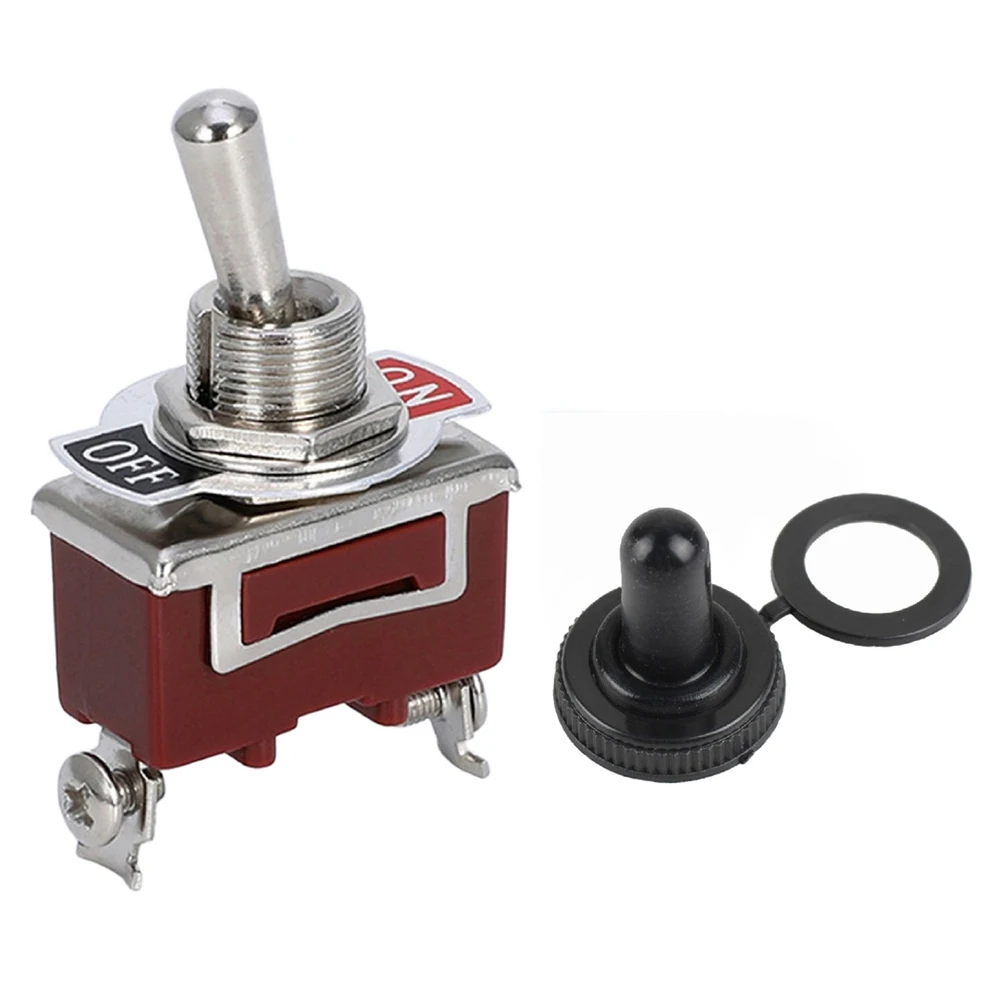 

Монтажное отверстие 12 мм для промышленного использования, 250 В, 15 А, автомобильный тумблер, 2-позиционный переключатель, огнестойкий корпус