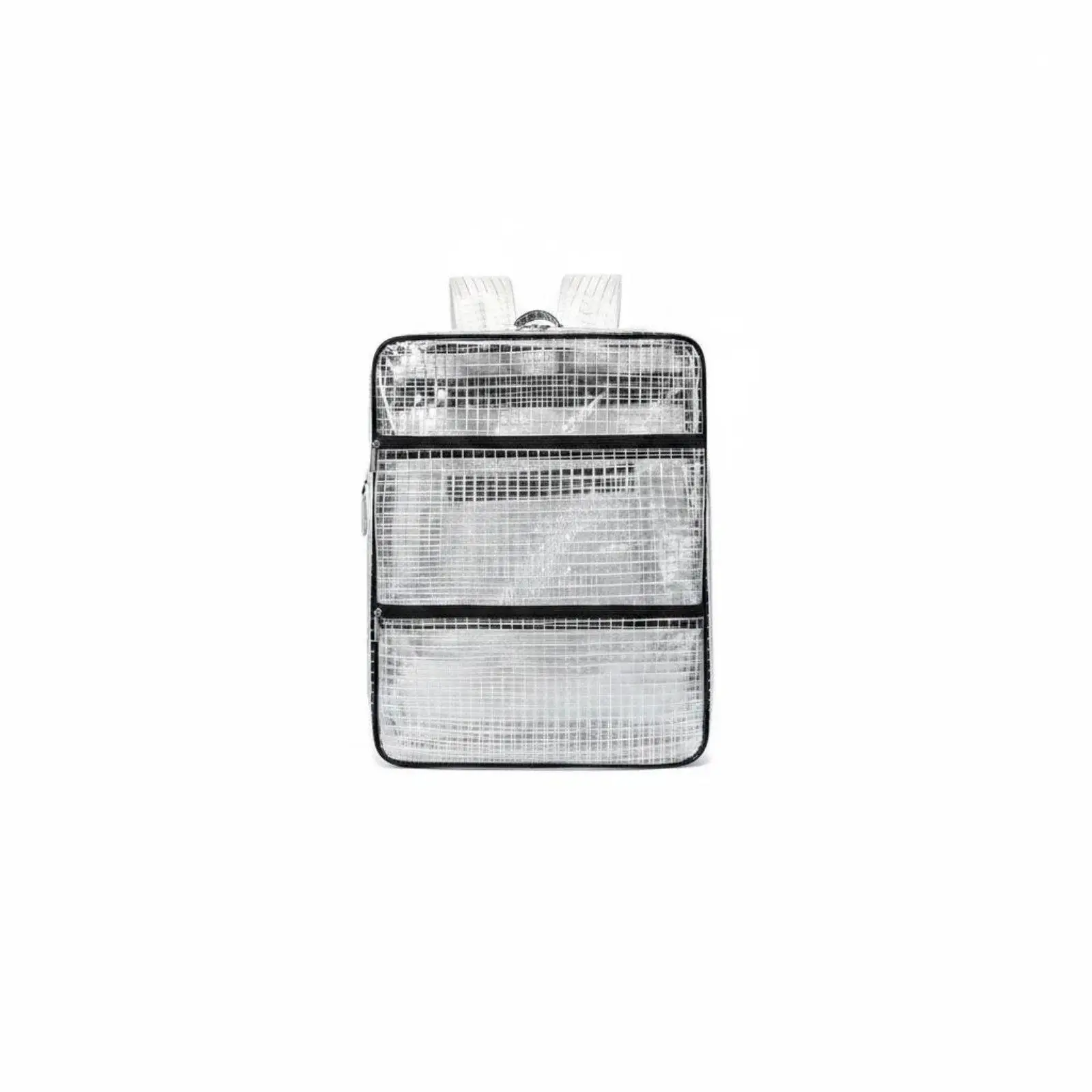 Sac à dos léger antistatique transparent 30L en PVC pour outils et documents, idéal pour le transport quotidien