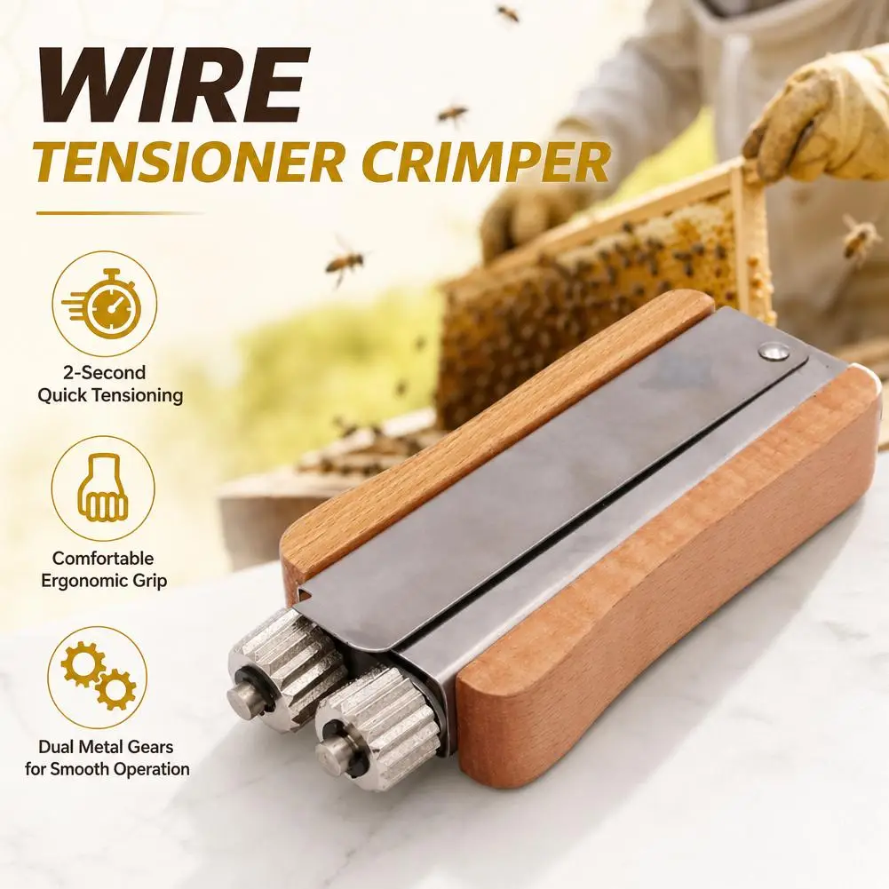 Beehive Wire Tensioner Crimp Frame Nest Box Pliers Bee Tools Wire Tensioner Beekeeping Equipment for Honeycomb Beehive Box