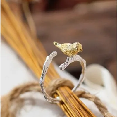 Punk Vintage Bird Rings for Women Men Fashion Jewelry Trendy Party Girl Gift Accessories