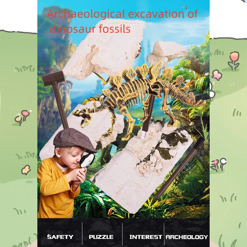 

Archaeological Excavation Of Dinosaur Fossil Toys, DIY Handmade Blind Boxes For Men And Women, Halloween And Christmas Gifts