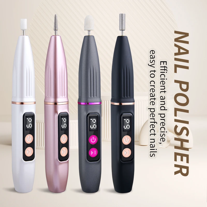 Electric Nail Polisher Professional Nails Grinding Polishing Dead Skin Removal Multiple grinding heads Manicure Machine