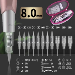 Agujas Micropigmentacion Cartucho Tattoo Cartridge Needles for Pmu Machine Dermografo Universal Machine for Tattoo Eyebrow Lip