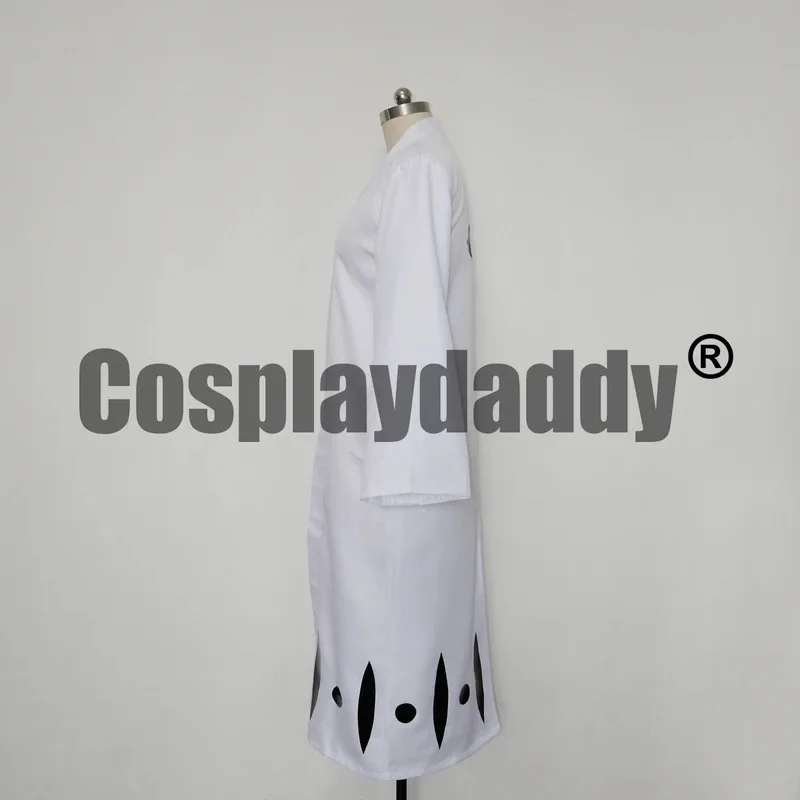 

Bleach Ichibe Hyosube Kirio Hikifune Shinigami Zero Division Royal Guard Белый плащ хаори Косплей Костюм