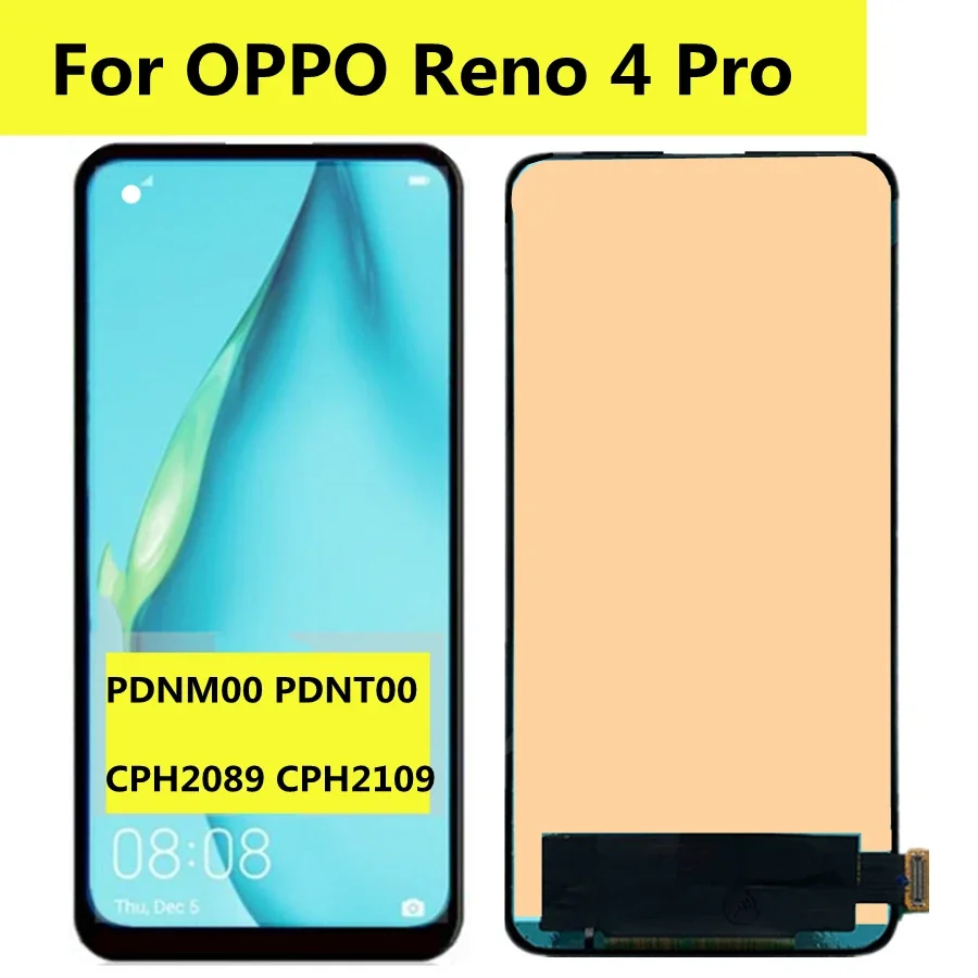 

6.5" TFT For Oppo Reno4 Pro CPH2109 LCD Display Screen+Touch Panel Digitizer For OPPO Reno 4 Pro 5G Display Repair