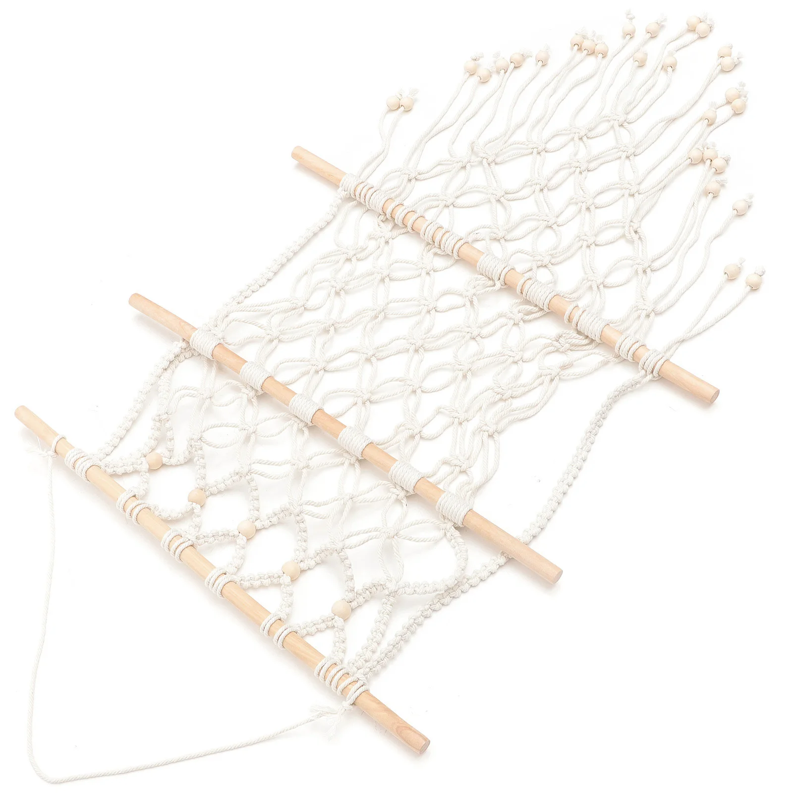 

Bohemian Style Cotton Hanging Storage Tapestry Woven Magazine Organizer Wall Hanging Book Storage Pocket Household Office Decor