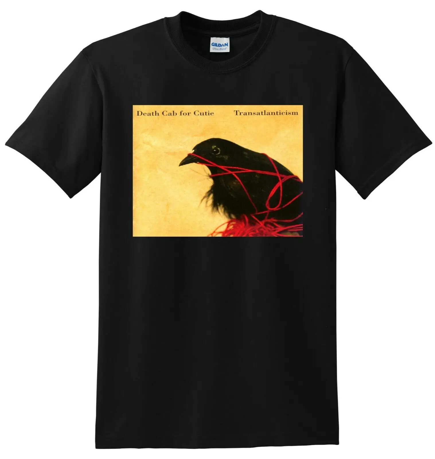 

DEATH CAB FOR CUTIE T SHIRT Transatlanticism vinyl cd cover SMALL MEDIUM L XL