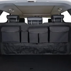 JFBONIN Back Seat Car Trunk Hanging Storage Bag Organizer With 9 Pockets Oxford Waterproof Multi-pocket Car Trunk Storage