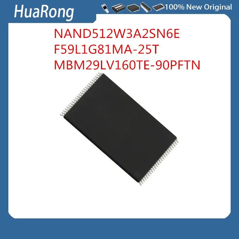 5PCS/LOT    NAND512W3A2SN6E   NAND512W3A2SN6     F59L1G81MA-25T    MBM29LV160TE-90PFTN   29LV160TE-90PFTN   TSOP48