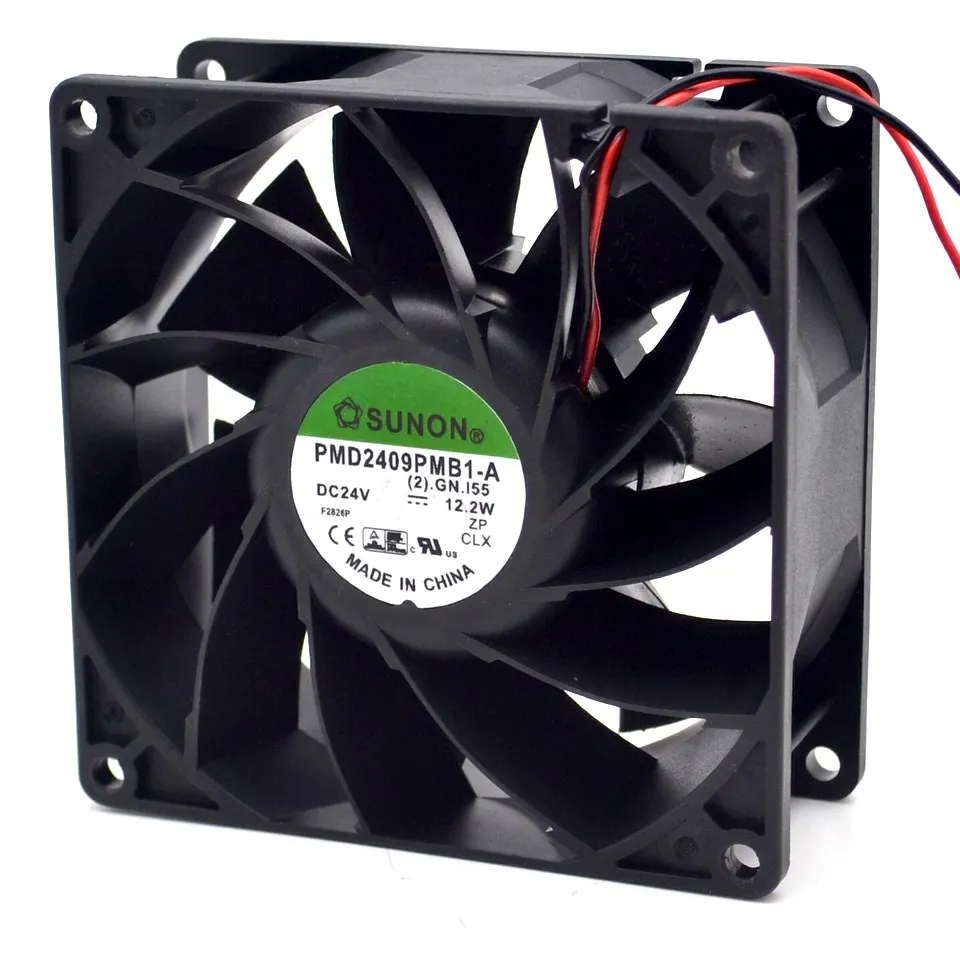 Dla SUNON Brand new inwerter wentylator 24V PMD2409PMB1-A 92mm urządzenia do pomiaru ciśnienia wiatru z wentylatorami osiowymi 92*92*38mm — zdjęcie 4