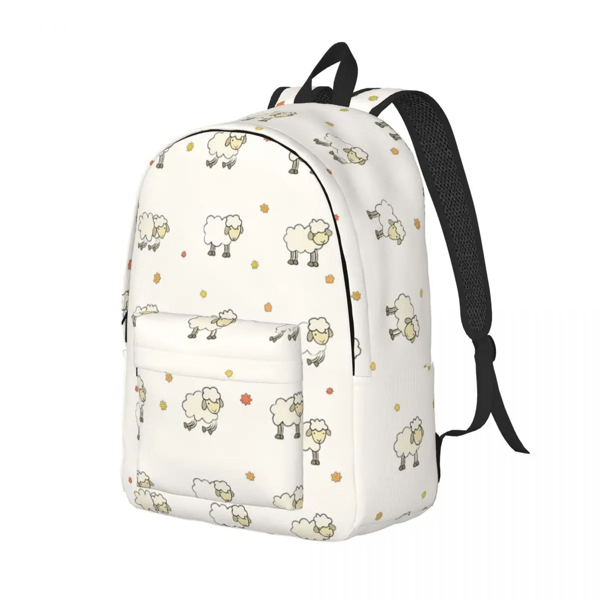 Mochila de oveja Llama para hombre y mujer, morral de escuela primaria, escuela secundaria, estudiante, Animal, lindo, mochila de día, deportes