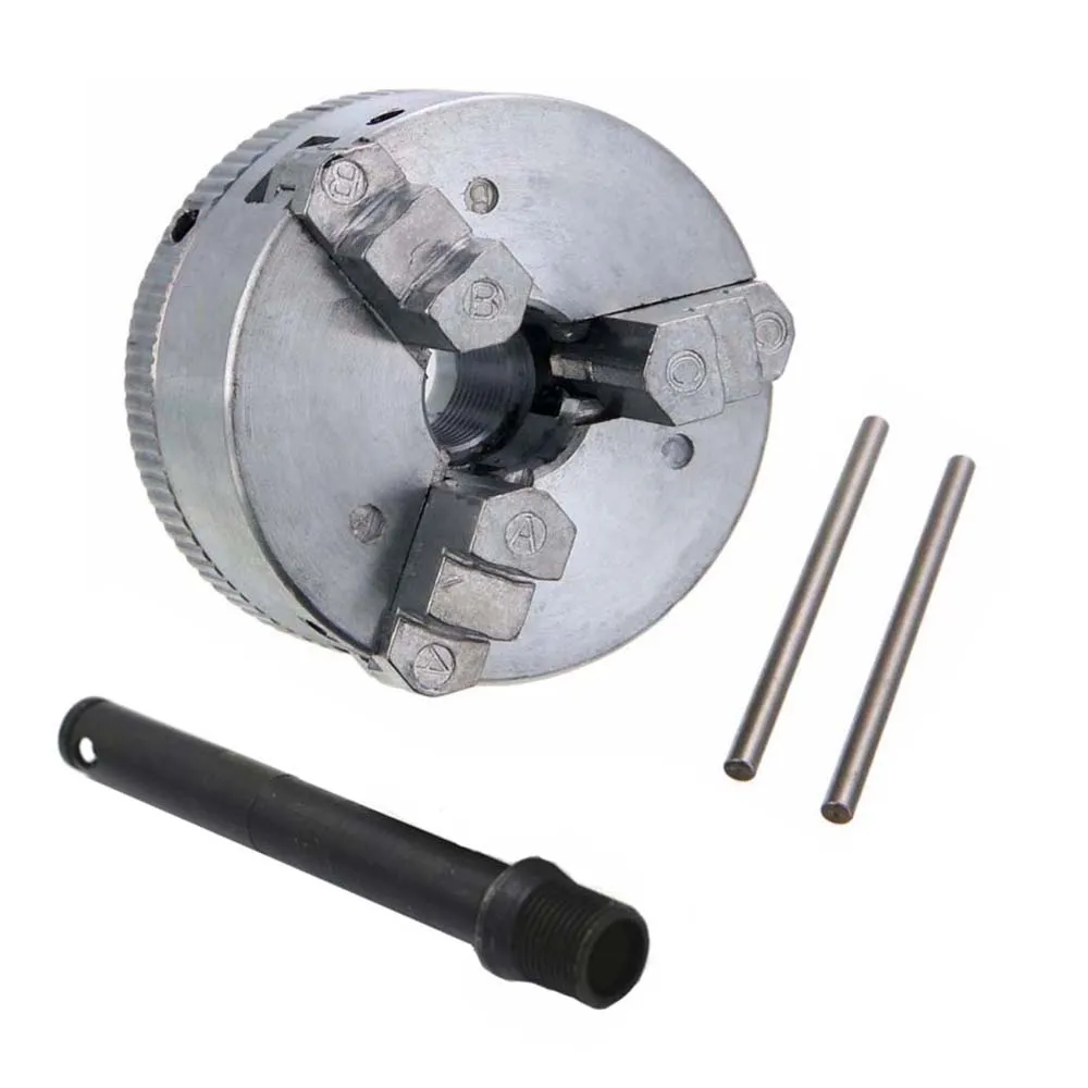 

Мандрил с 3 зажимами 1.8~56 мм / 12~65 мм Z011 2 дюйма 45 мм для мини-токарного станка с двумя зажимными стержнями и соединительным стержнем Т-образного типа