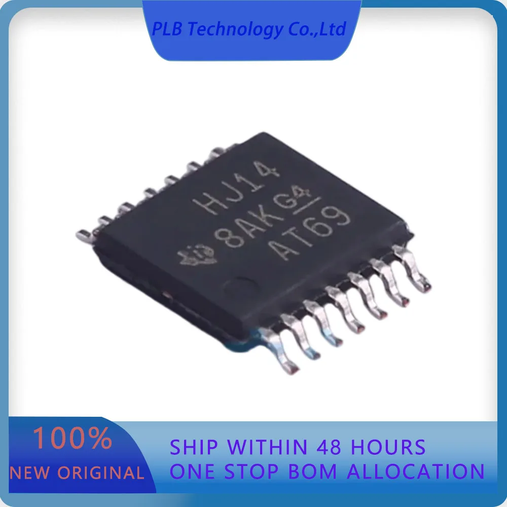 20PCS/LOT CD74HC14PWR CD74HC14  Schmitt Trigger 6 23ns@6V50pF 2uA 2V~6V TSSOP-14 Inverters Original Stock