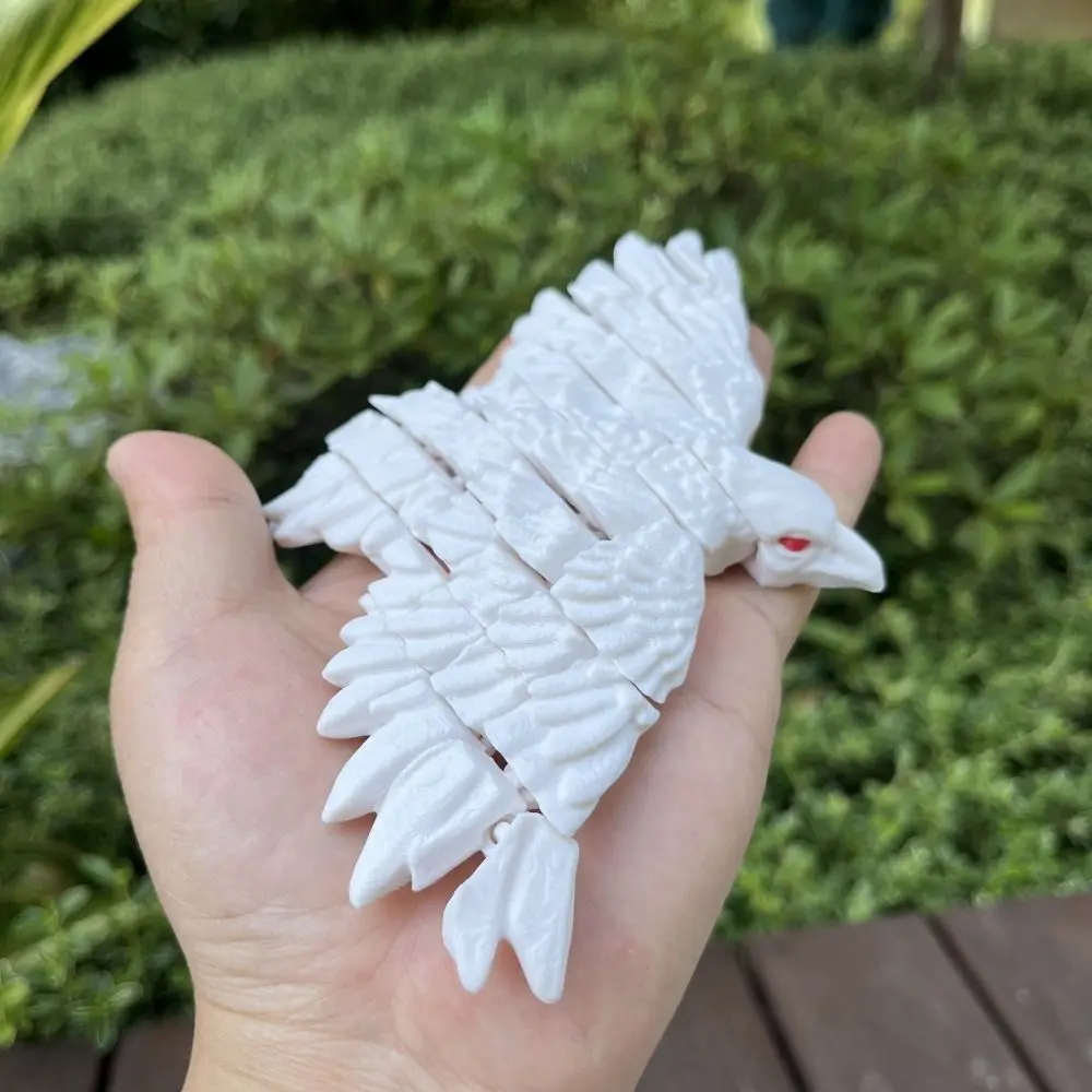 Multi-snodatura 3D Stampato Aquila Ornamento Mobile di Plastica Multi Giunto Giocattoli Animali Novità Stampa 3D Aquila Giocattolo di Simulazione