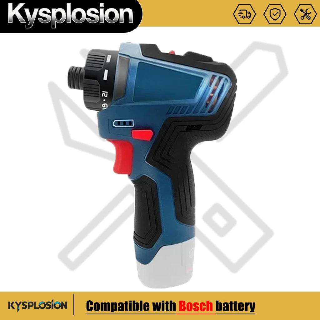 Подходит для аккумулятора bosch 12 В, беспроводной электрический ударный гайковерт Stubby, бесщеточная литиевая отвертка, электроинструменты, ударная дрель