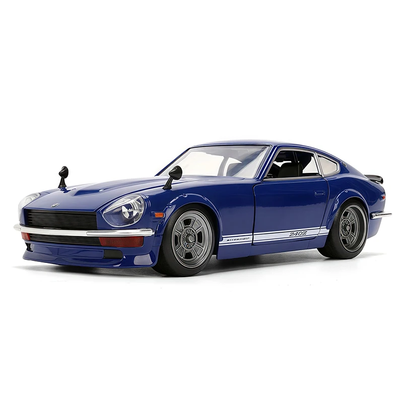 Jada JDM 1/24 Scale 1972 DATSUN 240Z Blue Alloy Car Model Classics Adult Souvenir Gift Hobby & Toys