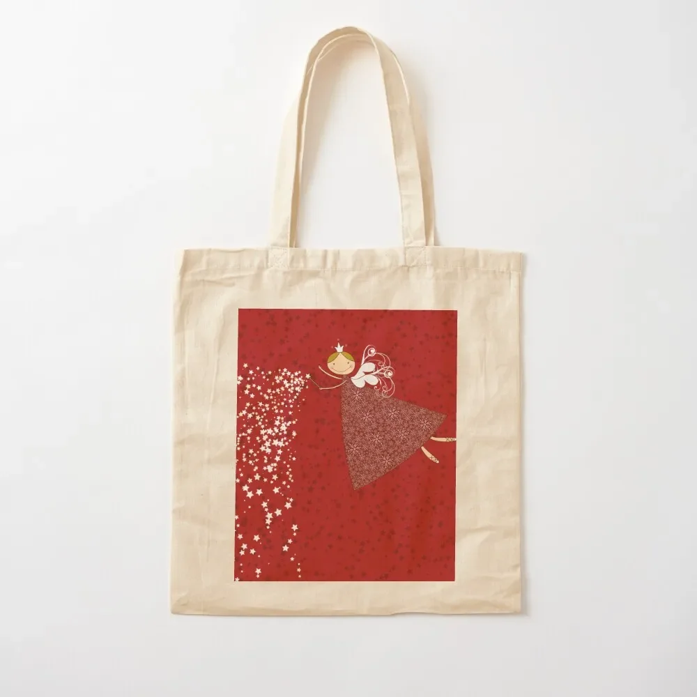 

Whimsical Magical Snowflakes Fairy Tote Bag Lady bag canvas tote reusable shopping bags Tote Bag