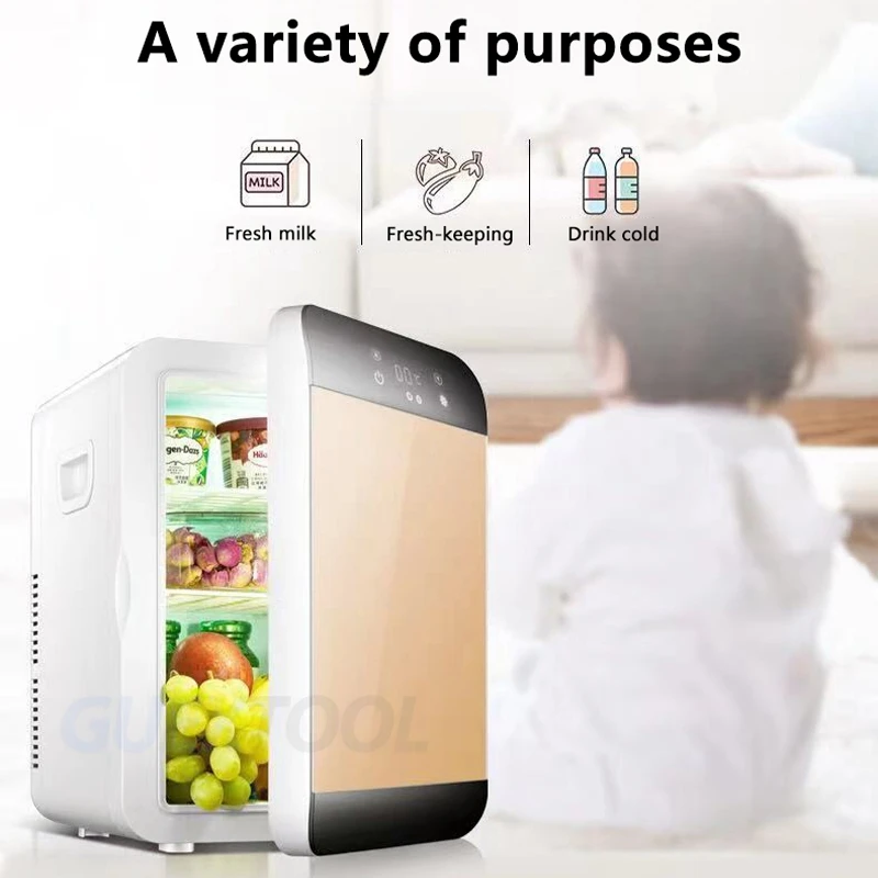 Household 20L Refrigerator Geladeira Freezer Small Refrigeration Fridge Kitchen Refrigerator Home Freezer nevera frigobar