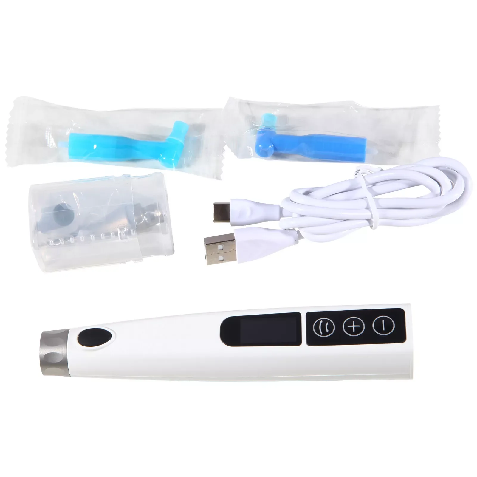 Dental Cordless Hygiene Prophy Handpiece 4:1 Nose Cone 360° Swivel /100pcs angles