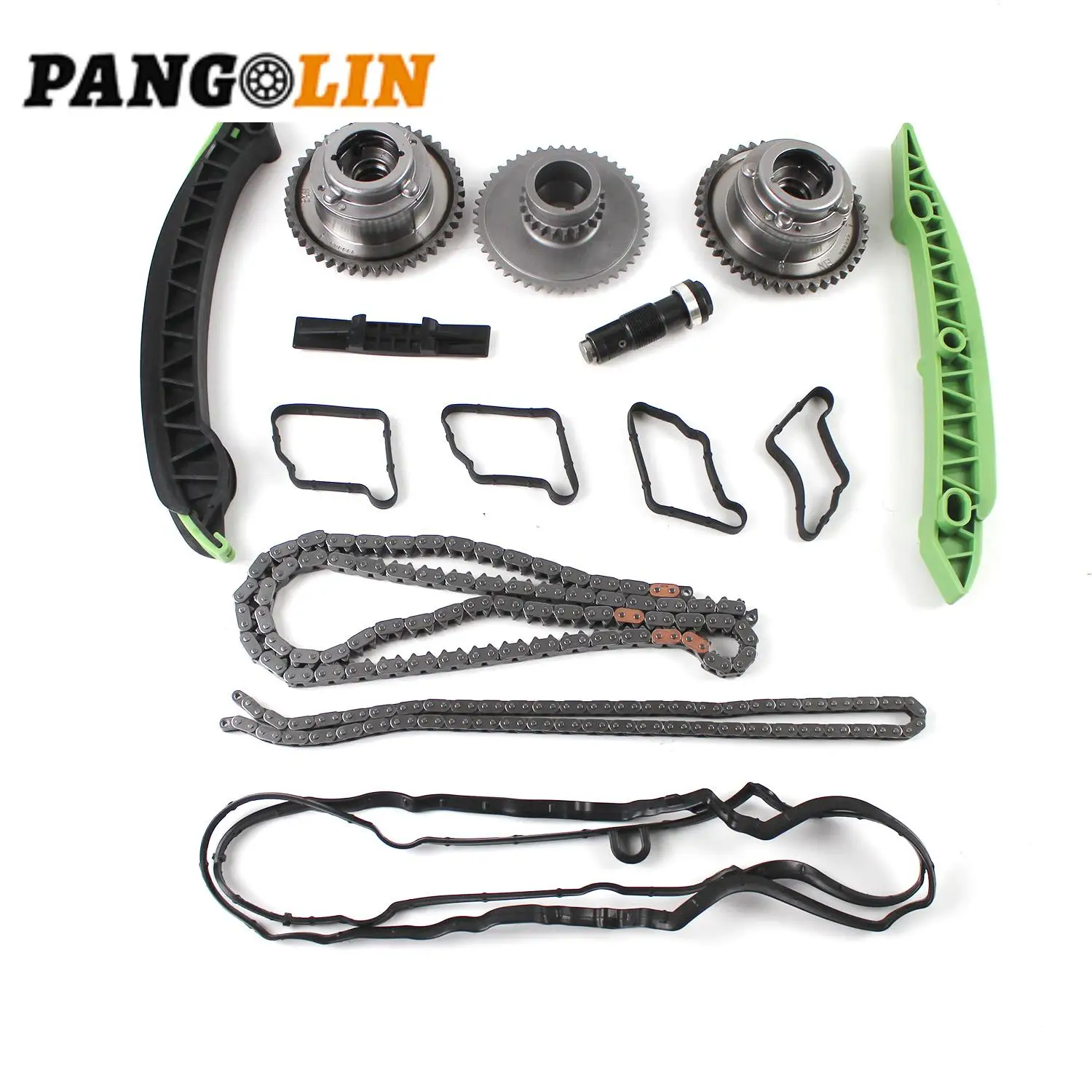 

1Set Camshaft Adjuster Timing Chain Kit 271 050 14 00 For Mercedes-Benz W203 W204 SLK250 E250 M271 C200 Engine Car Accessories