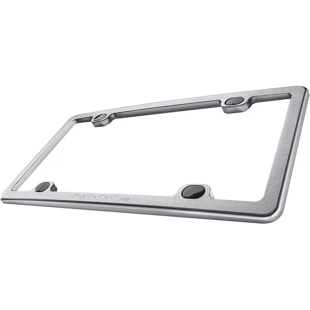 

Billet License Plat- Clear Bright Silver