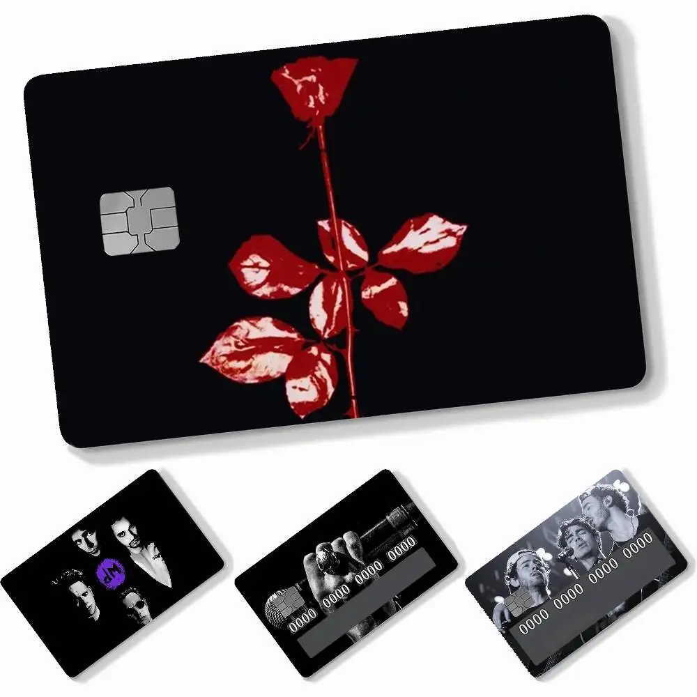 Band D-Depeche M-Mode Credit Card Skin Matte Stickers For Bank Card ID Card Debit Card Decal Decoration Girls Gifts