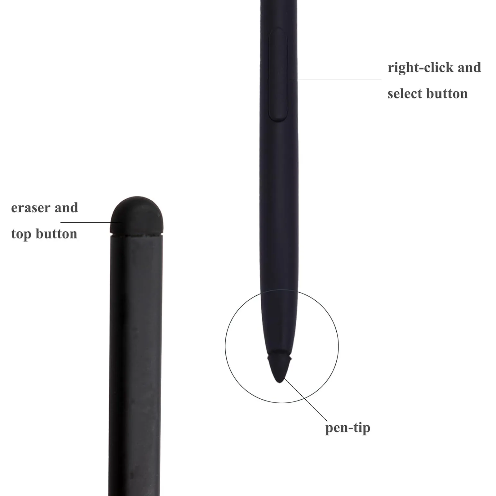 Replacement Stylus Slim Pen 1 Compatible with Surface Pro 8/9/10/11/12 and X Book, Digital Pen for Surface