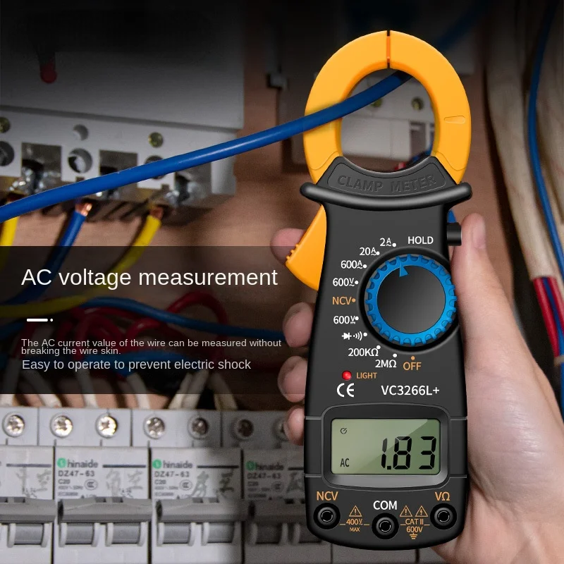 VC3266L+ Digital Clamp Ammeter Multifunctional And High-Precision Clamp Multimeter