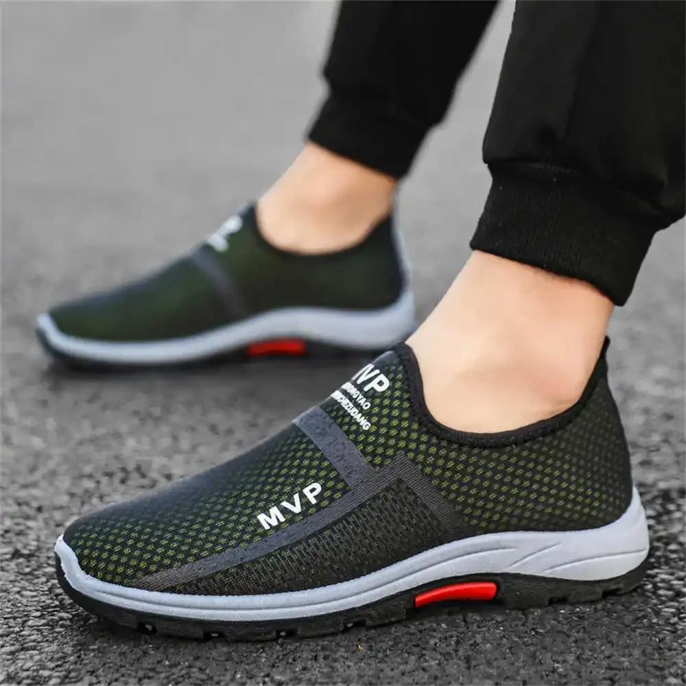 Zapatillas de deporte transpirables antideslizantes para hombre, zapatos informales de verano, mocasines negros, estilo deportivo 2025, Skor Sheos Fitness