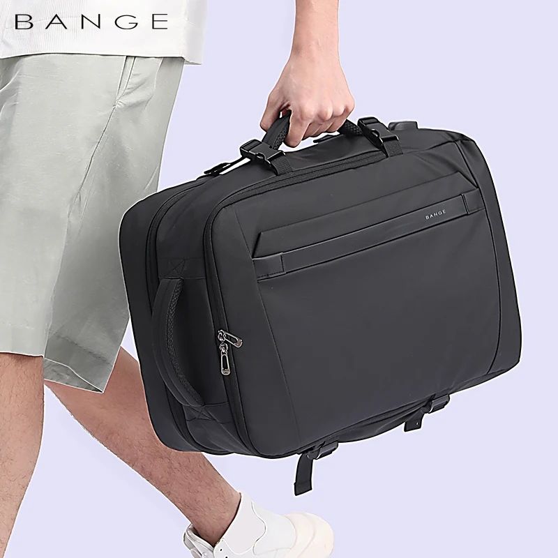 Men\'s Backpack Travel Business Large Capacity Man Backpacks School Expandable Bag 15.6 Laptop Backpack Male Waterproof BANGE