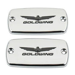 Tampas fluidas cromadas para honda gold wing goldwing gl 1500 1800 tvx 1800, motocicleta eagle, freio dianteiro, tampa de óleo de freio