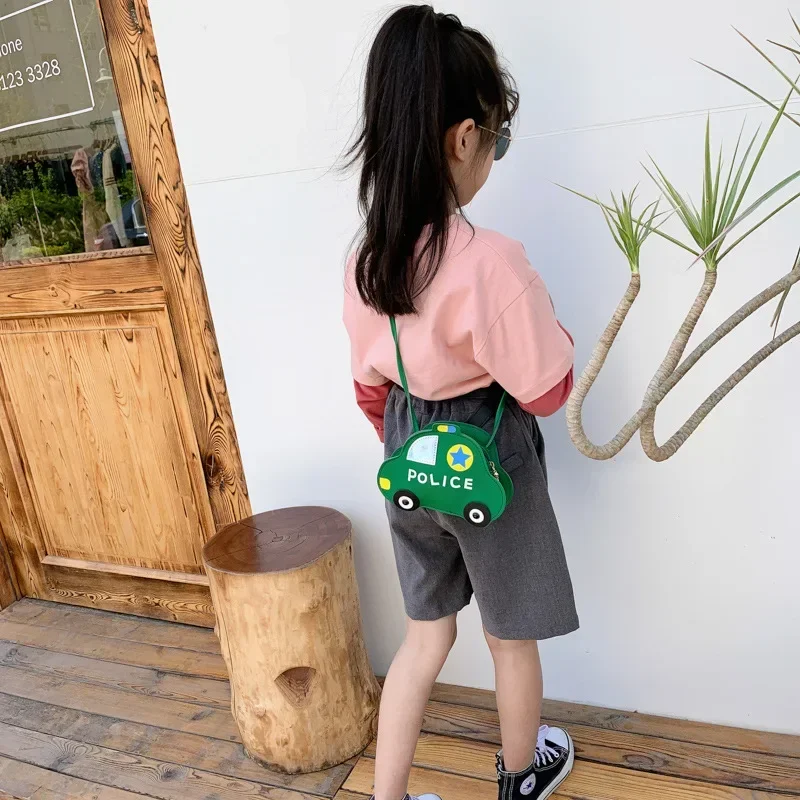 Baby Kids Cartoon Small Car Shoulder Bag Cute Boys Girls Storage Crossbody Messenger Bags Handbag Coin Purse Children Gifts