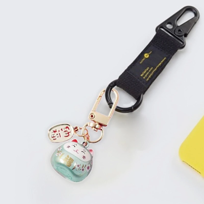 Japanese Lucky Cats Keychains Fortune Cats Bag Charm Pendant Ornament