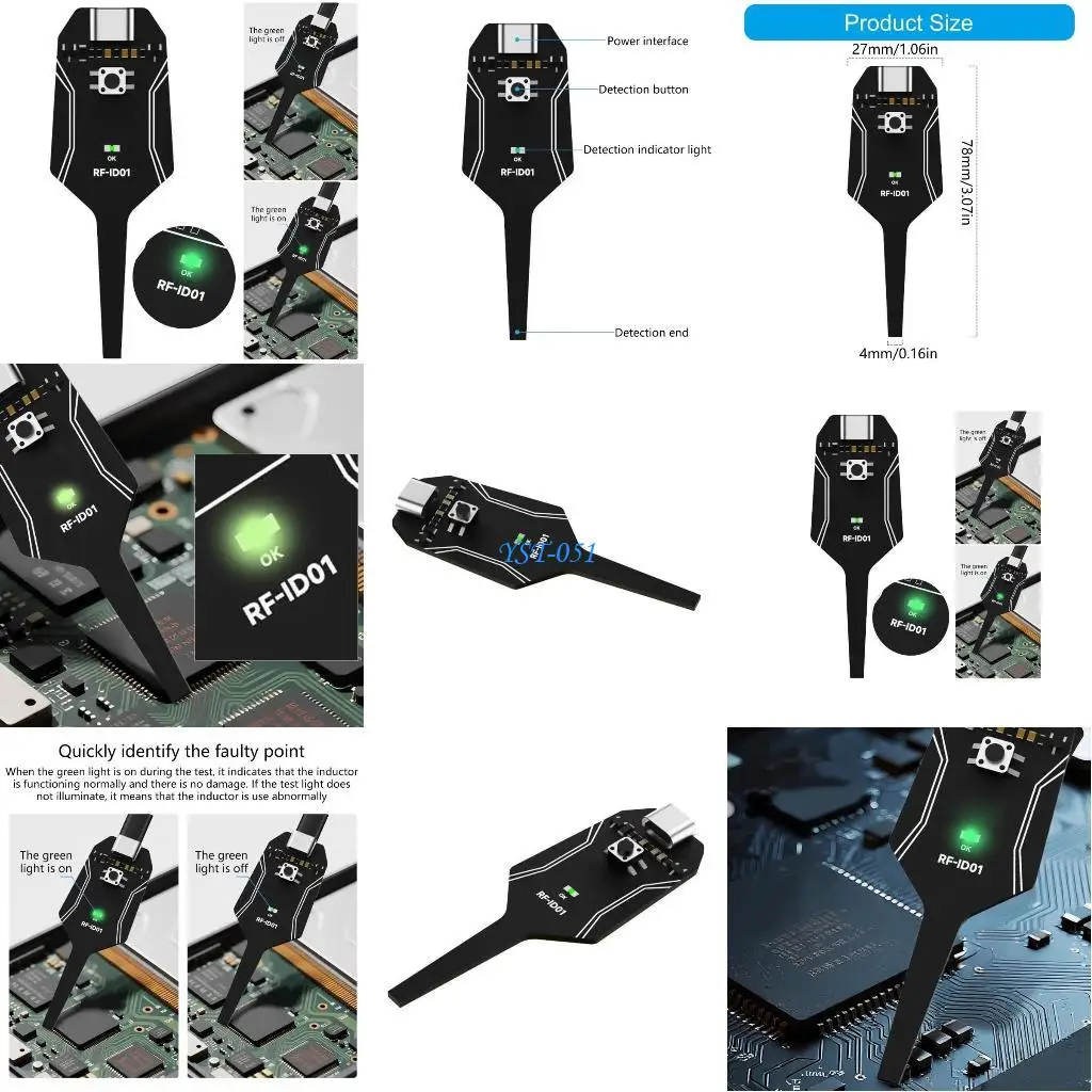 

E15A Inductors Detector Motherboards Coil Tester Inductance Tester for Phone Repair