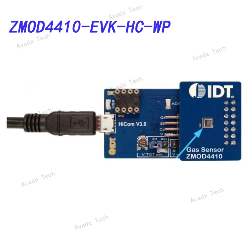 

Avada Tech ZMOD4410-EVK-HC-WP Waterproof ZMOD4410 Evaluation Kit, a multifunctional sensor development tool